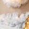 Glitzhome® 9ft. Pre-Lit White Pine Christmas Garland with LED Lights and Timer